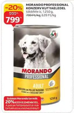 Auchan MORANDO PROFESSIONAL KONZERV KUTYAELEDEL ajánlat