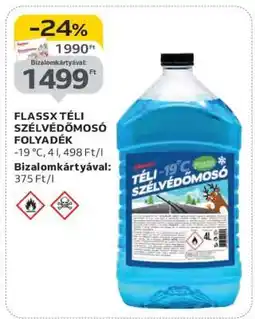 Auchan FlassX téli szélvédőmosó folyadék ajánlat