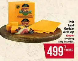 Coop Irish Land cheddar vörös sajt ajánlat