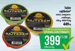 Coop Tallér sajtkrém ajánlat