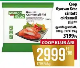 Coop Coop Gyorsan kész rántott csirkemell filé ajánlat