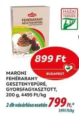 Coop Maroni Fehérarany gesztenyepüré ajánlat