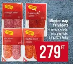 Coop Minden nap felvágott ajánlat