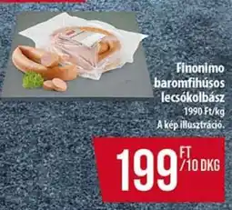 Coop Finonimo baromfihúsos lecsókolbász ajánlat