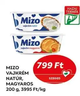 Coop Mizo Vajkrém Natúr, Magyaros ajánlat