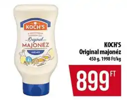 Coop KOCH’S ORIGINAL MAJONÉZ ajánlat