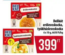 Coop Delikát erőleveskocka, tyúkhúsleveskocka ajánlat