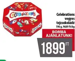 Coop Celebrations vegyes tejcsokoládé ajánlat
