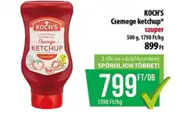 Coop Koch's csemege ketchup ajánlat