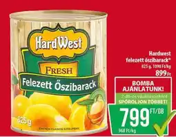 Coop Hardwest felezett őszibarack ajánlat