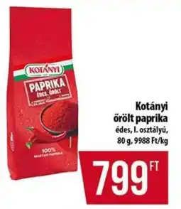 Coop Kotányi őrölt paprika ajánlat