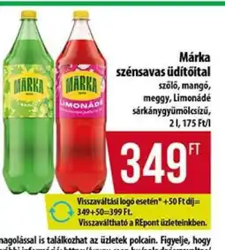 Coop Márka Szénsavas Üdítőital ajánlat