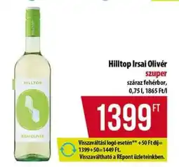 Coop HILLTOP Irsai Olivér ajánlat