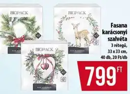 Coop Fasana karácsonyi szalvéta ajánlat