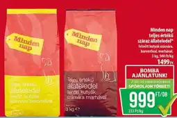 Coop Minden nap teljes értékű száraz állateledel ajánlat