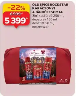Auchan OLD SPICE ROCKSTAR KARÁCSONYI AJÁNDÉKCSOMAG ajánlat