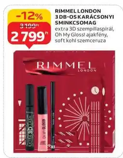 Auchan RIMMEL LONDON 3 DB-OS KARÁCSONYI SMINKCSOMAG ajánlat