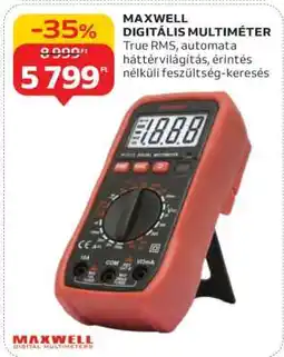Auchan Maxwell Digitális multiméter ajánlat