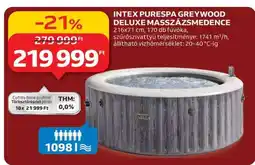 Auchan INTEX Purespa Greywood Deluxe Masszázsmedence ajánlat