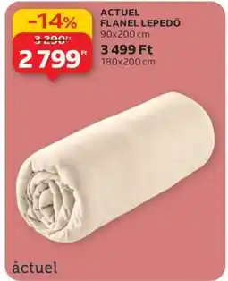 Auchan ACTUEL FLANEL LEPEDŐ ajánlat