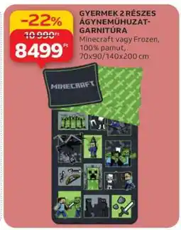 Auchan GYERMEK 2 RÉSZES ÁGYNEMŰHUZAT-GARNITÚRA ajánlat