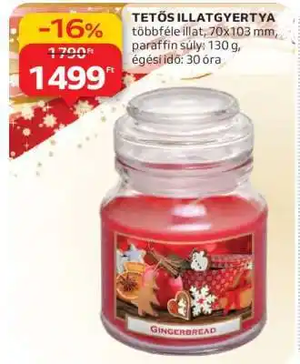 Auchan Tetős illatgyertya ajánlat