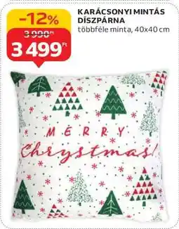 Auchan KARÁCSONYI MINTÁS DÍSZPÁRNA ajánlat