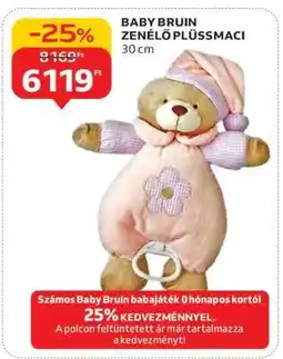 Auchan BABY BRUIN ZENÉLŐ PLÜSSMACI ajánlat