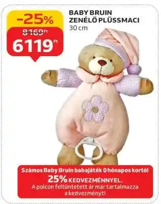 Auchan BABY BRUIN ZENÉLŐ PLÜSSMACI ajánlat
