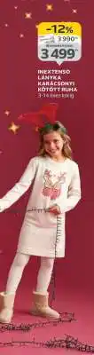 Auchan INEXTENSO LÁNYKARÁCSONYI KÖTÖTT RUHA ajánlat