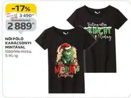 Auchan NŐI PÓLÓ KARÁCSONYI MINTÁVAL ajánlat