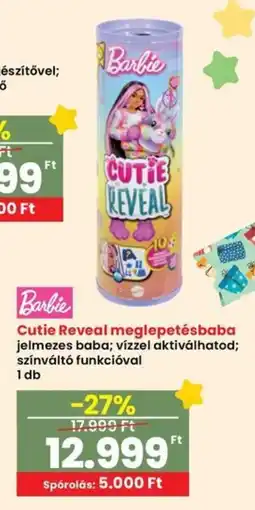 Spar Barbie Cutie Reveal meglepetésbaba ajánlat