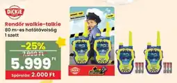 Spar DICKIE Rendőr walkie-talkie ajánlat