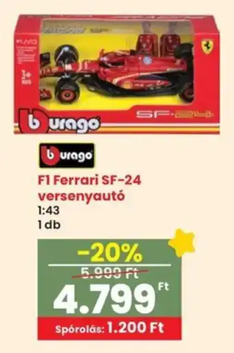 Spar Burago F1 Ferrari SF-24 versenyautó ajánlat