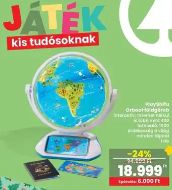 Spar PlayShifu Orboot földgömb ajánlat