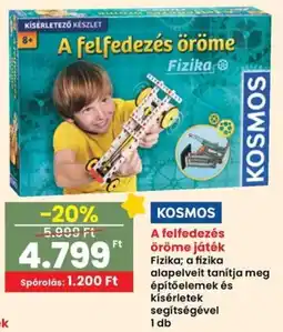 Spar KOSMOS A felfedezés öröme játék ajánlat