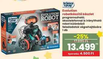 Spar Science&play Evolution robotkészítő készlet ajánlat