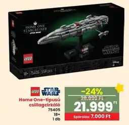 Spar LEGO STAR WARS Home One-típusú csillagcirkáló 75405 ajánlat