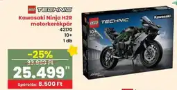 Spar LEGO TECHNIC Kawasaki Ninja H2R motorkerékpár 42170 ajánlat