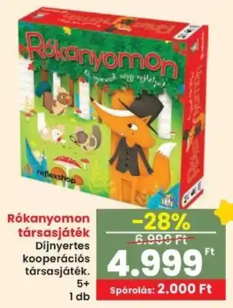 Spar Rókanyomon társasjáték ajánlat