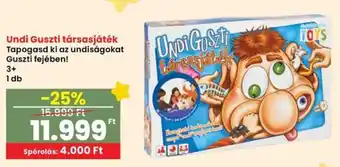 Spar Undi Guszti társasjáték ajánlat
