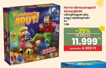 Spar Fel ne ébreszd aput! társasjáték ajánlat