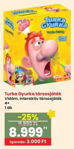 Spar Turka Gyurka társasjáték ajánlat