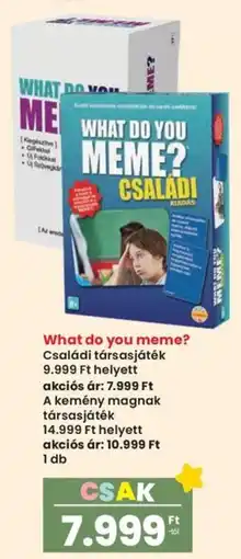 Spar What do you meme? ajánlat