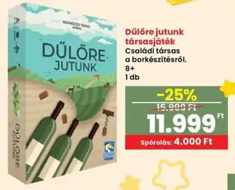 Spar Dűlőre jutunk társasjáték ajánlat