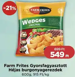 Real Farm Frites Gyorsfagyasztott Héjas burgonyagerezdek ajánlat