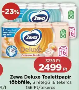 Real Zewa Deluxe Toalettpapír ajánlat