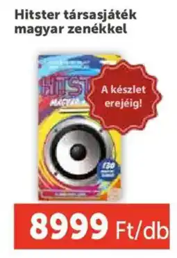 PRIVÁT Hitster társasjáték magyar zenékkel ajánlat