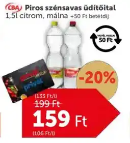 PRIVÁT CBA Piros szénsavas üdítőital ajánlat