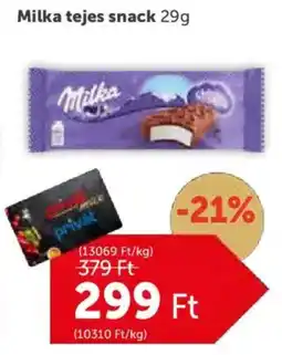 PRIVÁT Milka tejes snack ajánlat